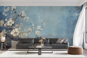 Klassieke wandprint met patina details