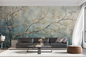 Warm kleurenspel op verweerde textuur