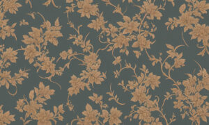 Luxe fotobehang met damast bloemen