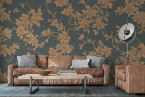 Rijke wanddecoratie met metallic details