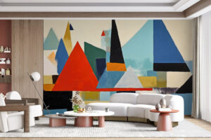 Expressieve schilderstijl met ritme