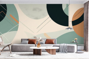 Moderne wanddecoratie met ritme.