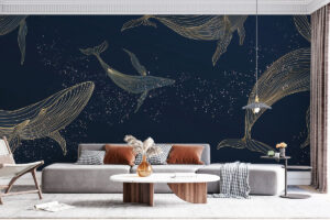 Diepzeemotief met sterren