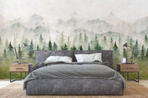 Natuurlijke wanddecoratie in Scandinavische stijl