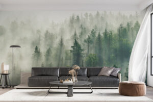 Natuurprint met rustige uitstraling