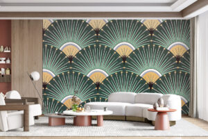 Luxe wanddecoratie met gouden details