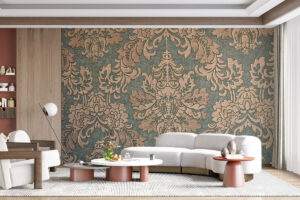 Luxe wandontwerp met reliëf