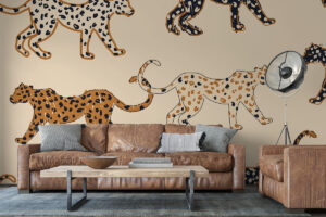 Terracotta safari motief in zwart