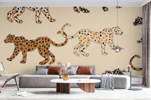 Stoere luipaardvlekken voor wanddecoratie