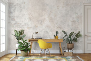 Moderne wandprint met ruwe textuur