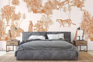 Verfijnde dierenprint met klassieke lijnvoering