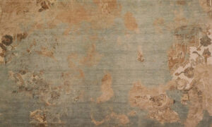 Behang met Perzisch tapijt in vintage look