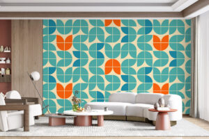 Retro look met frisse kleurcontrasten